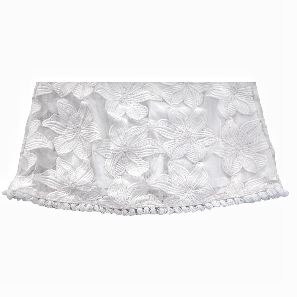 GENUINE Girls White Lace Spring Dress Size 4T Kids Toddlers Bridal Flower Girl - Picture 3 of 5